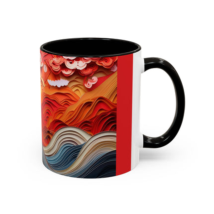 Vibrant Sunrise Sky Colorful Mugs (11oz, 15oz)