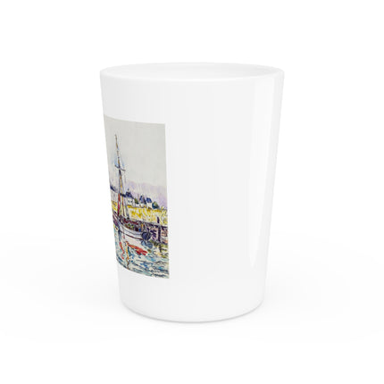 Le Croisic by Paul Signac Ceramic Shot Glass