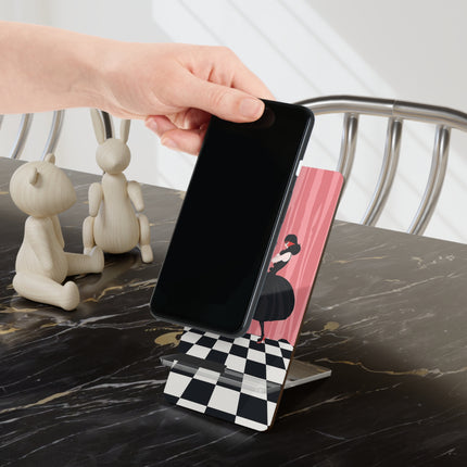 🎭🖤 The Whispered Secret Mobile Display Stand – Art Deco Fashion Intrigue
