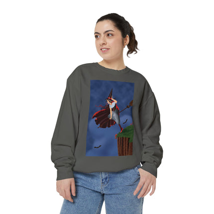 The Enchanted Witch Unisex Garment-Dyed Sweatshirt