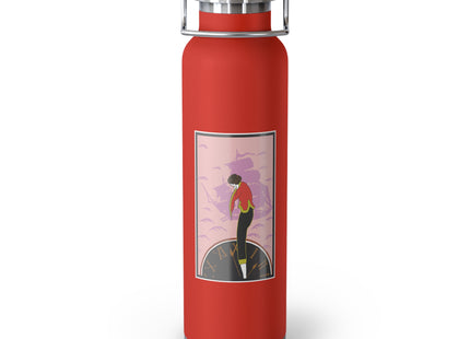 Woman Waiting for her Beloved at 1:59 by Kobayashi Kaichi Copper Vacuum Insulated Bottle, 22oz