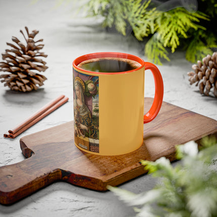 Madonna and Child by Carlo Crivelli Colorful Mugs (11oz, 15oz)