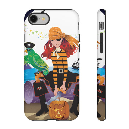 Moonlit Pirate Halloween Phone Cases