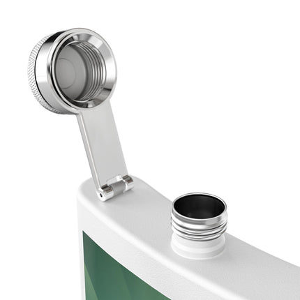 Art Deco Flapper with Bird Flask – Elegant Glamour & Timeless Style