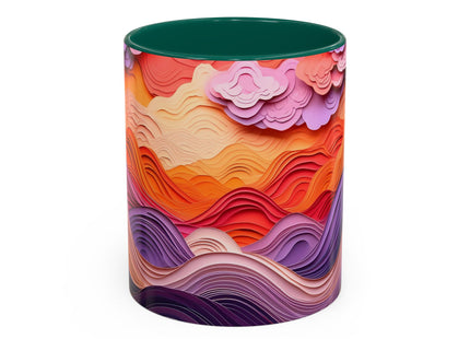 Dramatic Sunset Sky Colorful Mugs (11oz, 15oz)