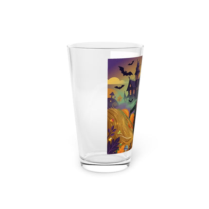 🌙🎃 The Scarecrow Of Haunted Hollow Glass, 16oz – Whimsical Halloween Mystery