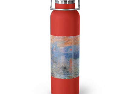 Sunrise by Claude Monet Copper Vacuum Insulated Bottle, 22oz