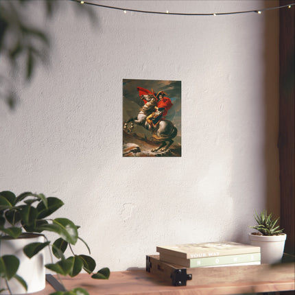 Napoleon Crossing the Alps by Jacques-Louis David Fine Art Posters