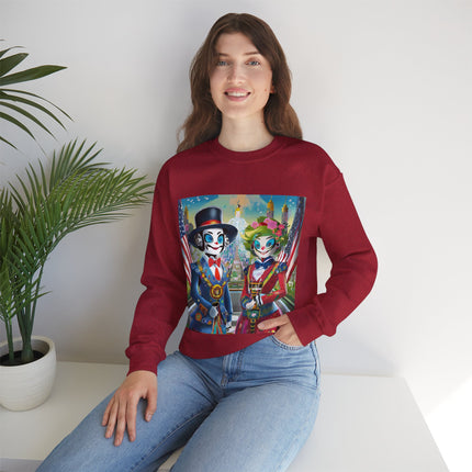Cyber Punk Warrior Robots Unisex Heavy Blend™ Crewneck Sweatshirt