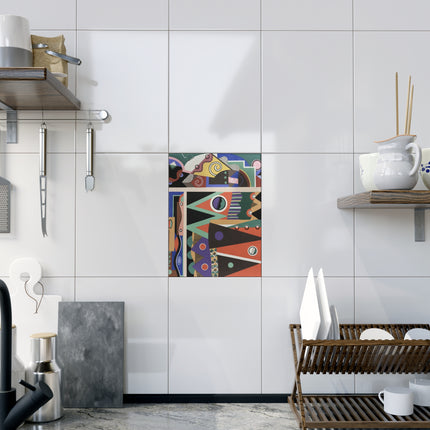 Collection decors et couleurs Pl.03 by Georges Valmiers Ceramic Tile