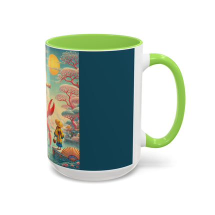 The Celestial Crab Navigator Colorful Mugs (11oz, 15oz)