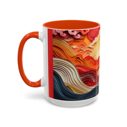 Vibrant Sunrise Sky Colorful Mugs (11oz, 15oz)