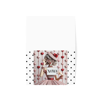 Fashionably Yours, XOXO Greeting Cards (1, 10, 30, and 50pcs)