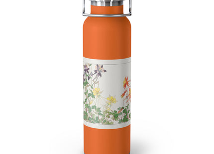 Aquilegia Flower by Tanigami Kônan Copper Vacuum Insulated Bottle, 22oz