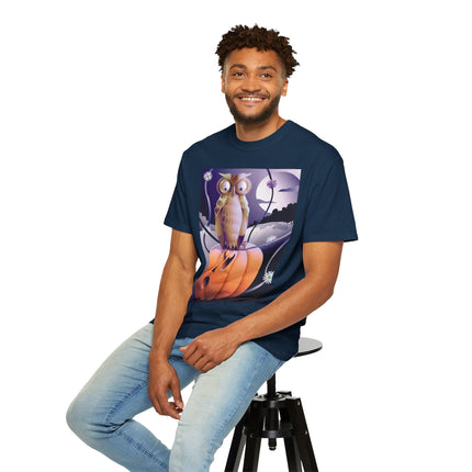 The Startled Pumpkin Unisex Garment-Dyed T-shirt