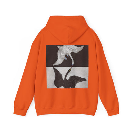 The Swan by Hilma af Klint Heavy Blend™ Hooded Sweatshirt