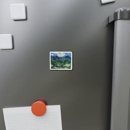 Olive Trees by Vincent Van Gogh Die-Cut Magnets (5 Sizes)