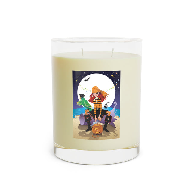 Moonlit Pirate Halloween Scented Candle - Full Glass, 11oz