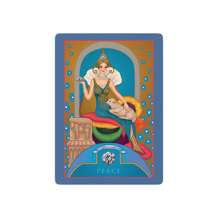 April & Diamond (from the Gem Series) by Sofia Chiostri Playing Cards