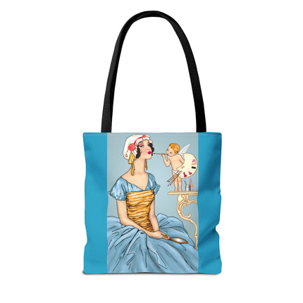 The Enchanting Painter: A Fairy's Artistic Touch Tote Bag (AOP)