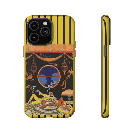 Falbalas et fanfreluches La paresse (Laziness) by George Barbier Phone Cases