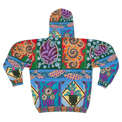 Floral Design by Emile-Alain Séguy Zip Hoodie (AOP)