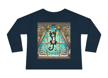 Mischief in Tinselland Toddler Long Sleeve Tee