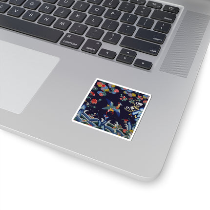 Rank Badge with Mandarin Kiss-Cut Stickers (4 Sizes)