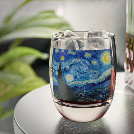 The Starry Night by Vincent Van Gogh Whiskey Glass