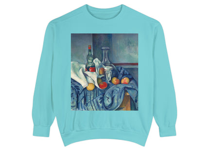 The Peppermint Bottle by Paul Cézanne Unisex Garment-Dyed Sweatshirt