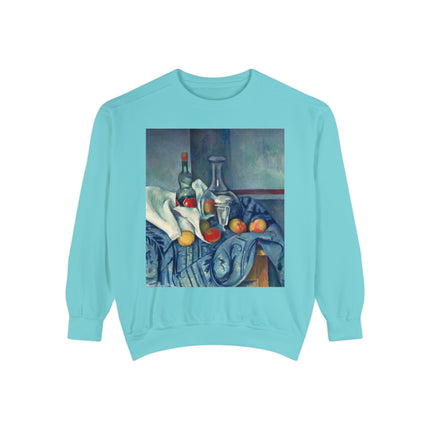 The Peppermint Bottle by Paul Cézanne Unisex Garment-Dyed Sweatshirt