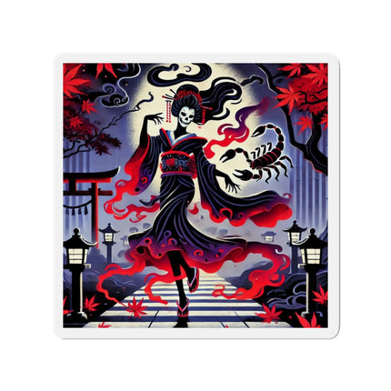 Halloween Sorceress Die-Cut Magnets (4 Sizes)