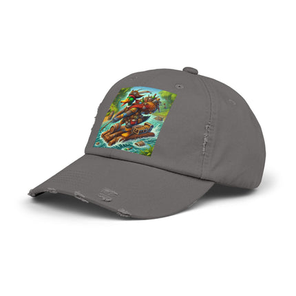 The Daring Drake Unisex Distressed Cap