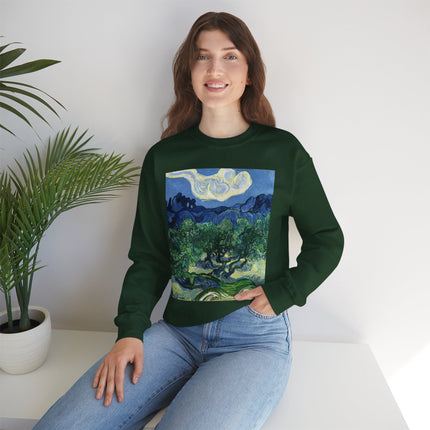 Olive Trees by Vincent Van Gogh Unisex Heavy Blend™ Crewneck Sweatshirt