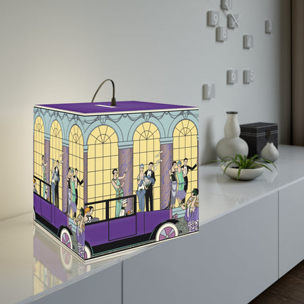 Au Revoir by George Barbier Light Cube Lamp