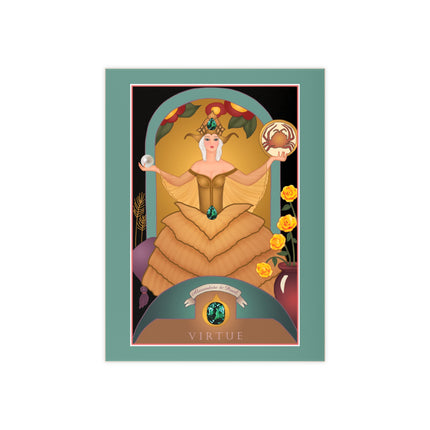 June & Pearl, Alexandrite Ceramic Tile — Gem Series by Sofia Chiostri