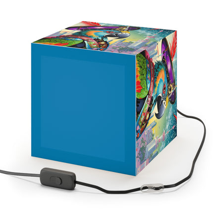 Tech Plumes Light Cube Lamp
