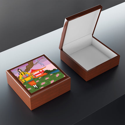 Elegance and Blooms Jewelry Box