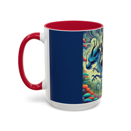 Mystic Guardian of the Sky Light Colorful Mugs (11oz, 15oz)