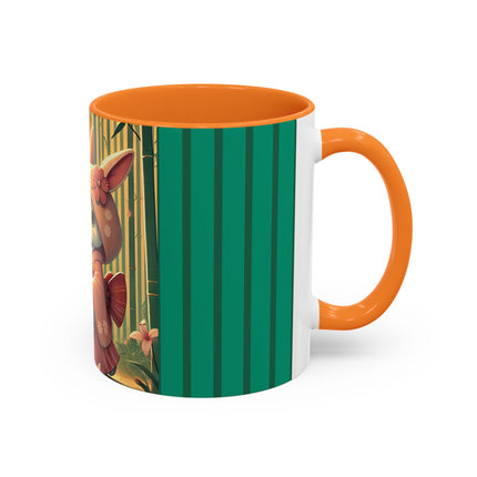 Geisha Kitten’s Easter Stroll Colorful Mugs (11oz, 15oz)