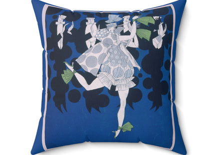 Where is my boy tonight by Ralph Barton Spun Polyester Square Pillow