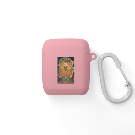 June & Pearl, Alexandrite AirPods Case — Gem Series by Sofia Chiostri