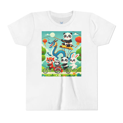 Rolling Along Together Youth Short Sleeve Tee