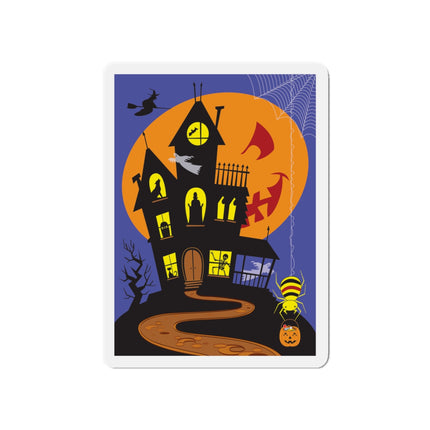 Halloween Night at the Haunted House Die-Cut Magnets (5 Sizes)