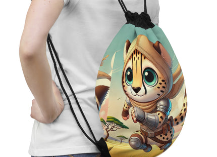 Swift Cheetah Drawstring Bag