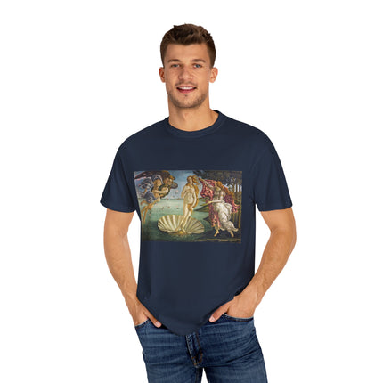 Birth of Venus by Sandro Botticelli Unisex Garment-Dyed T-shirt