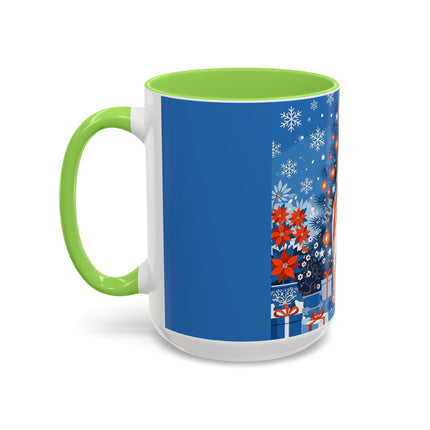 🎋❄️ The Winter Lantern Celebration Colorful Mug – Elegant Asian Christmas Fantasy