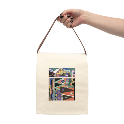 Collection decors et couleurs Pl.03 by Georges Valmiers Canvas Lunch Bag With Strap