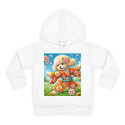 Chrysanthemum Meadow Play Toddler Pullover Fleece Hoodie