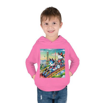 Kitsune Carnival Toddler Pullover Fleece Hoodie